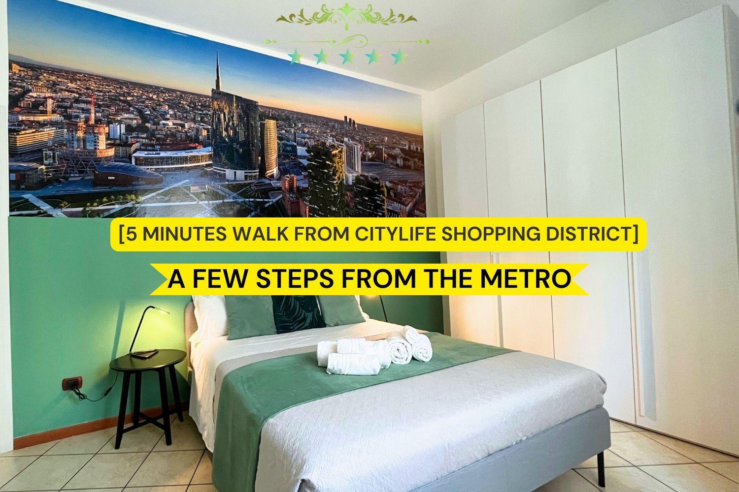 Elegant Citylife Apartment- Metro Access - Double Appartement Milan